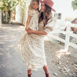 EUC Jessakae Harvest Smocked Dress